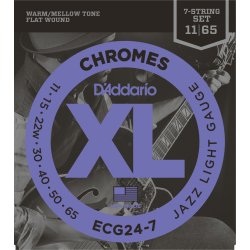 D'Addario ECG24-7, .011-.065 (7-strengs�t)
